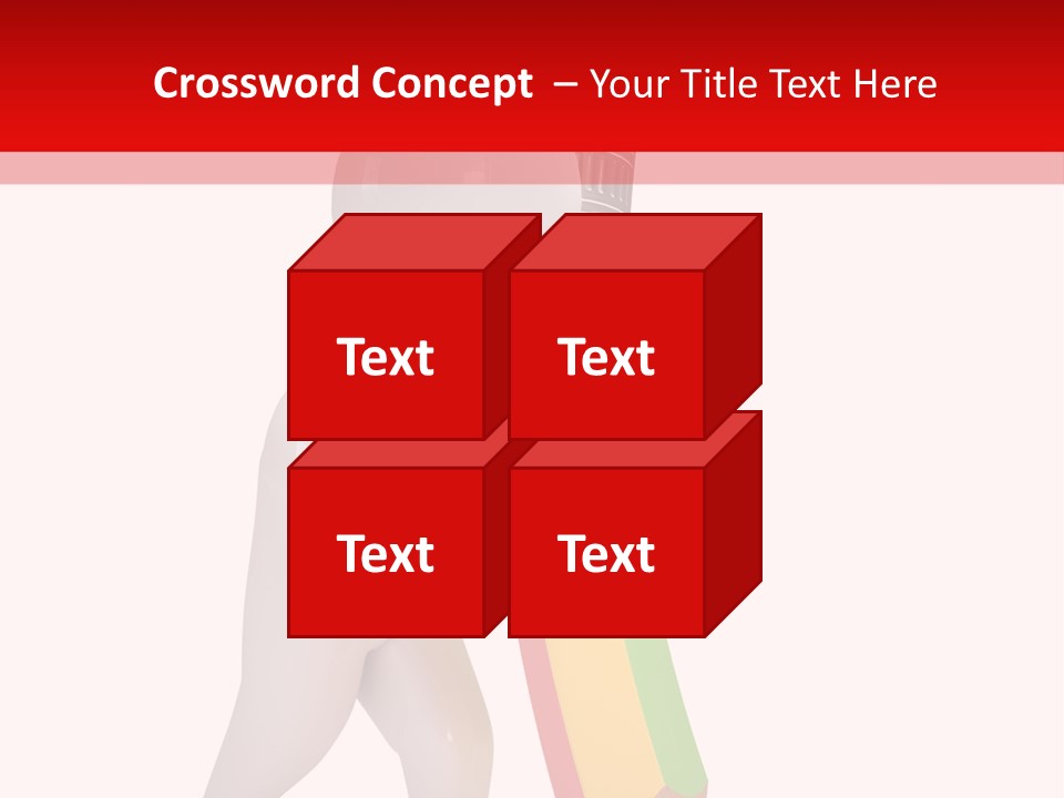 Cartoon Wood Pencil PowerPoint Template