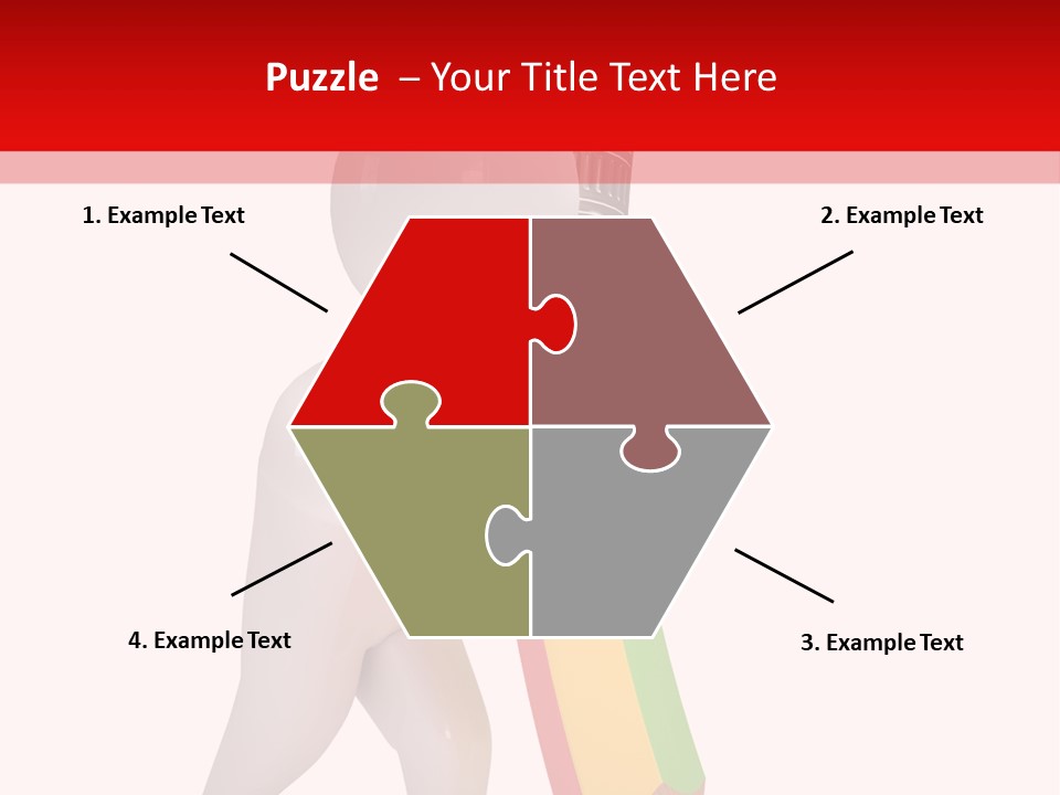 Cartoon Wood Pencil PowerPoint Template