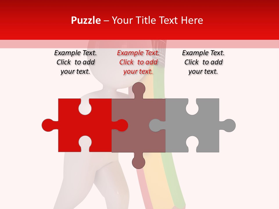 Cartoon Wood Pencil PowerPoint Template