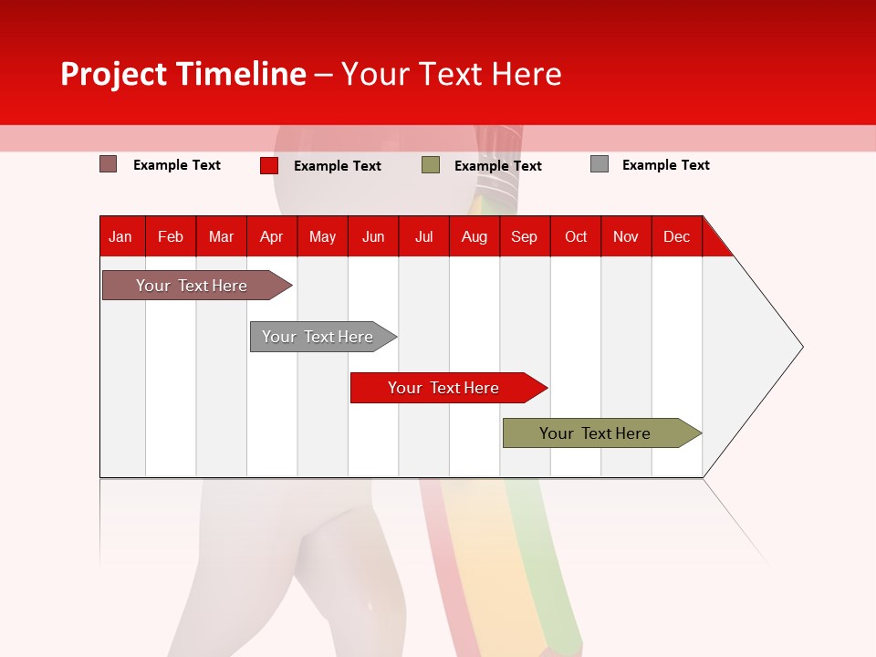 Cartoon Wood Pencil PowerPoint Template