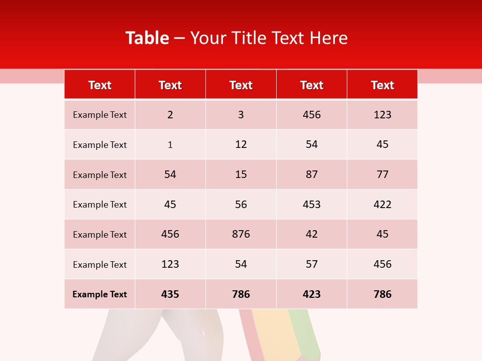 Cartoon Wood Pencil PowerPoint Template
