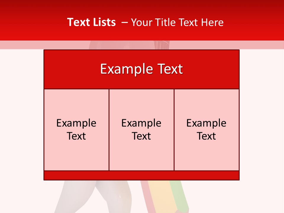 Cartoon Wood Pencil PowerPoint Template