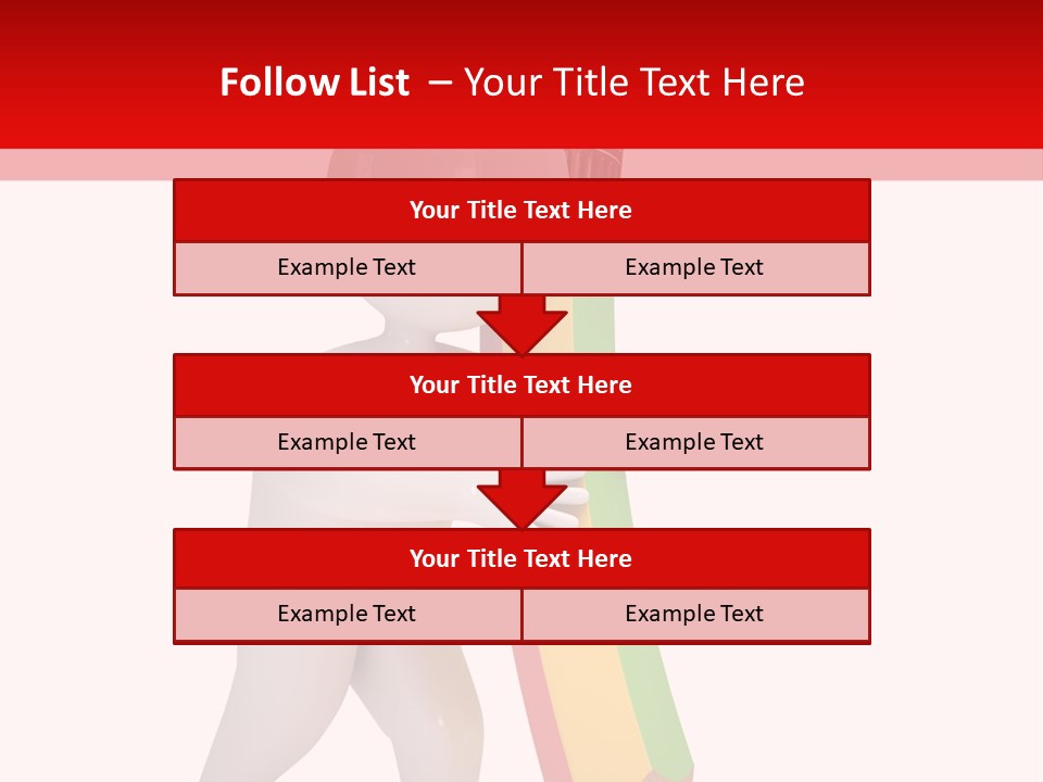 Cartoon Wood Pencil PowerPoint Template