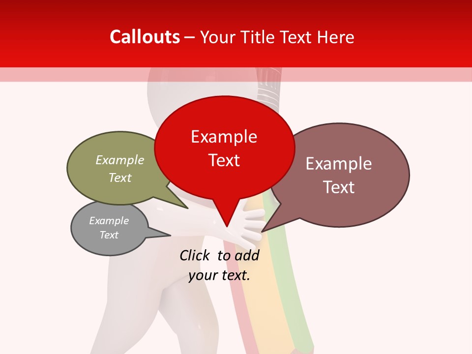 Cartoon Wood Pencil PowerPoint Template