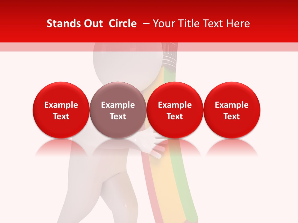 Cartoon Wood Pencil PowerPoint Template