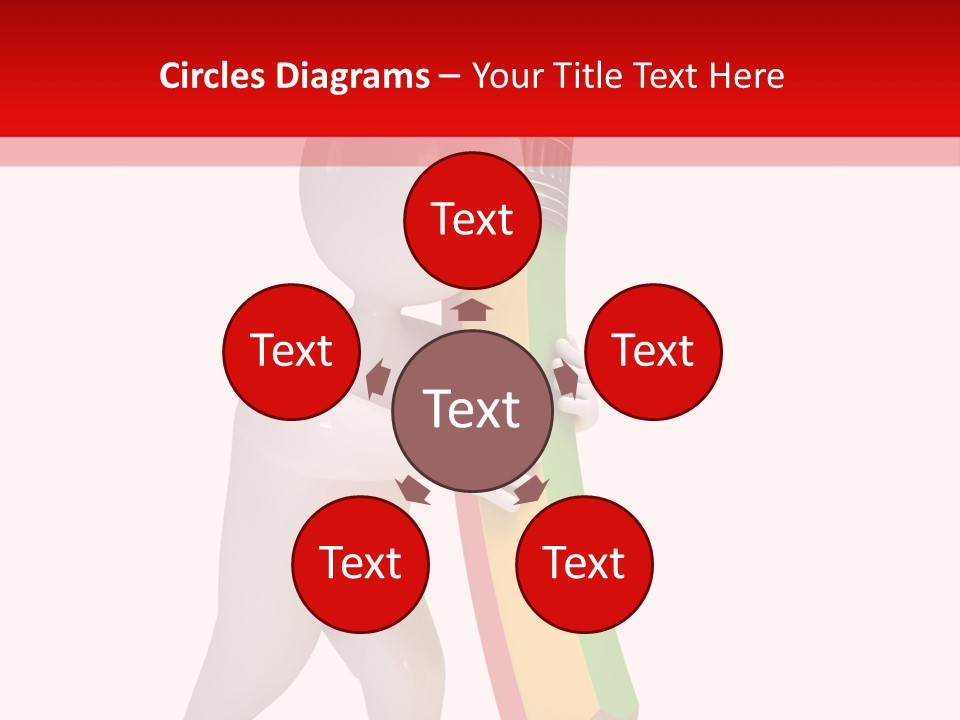 Cartoon Wood Pencil PowerPoint Template