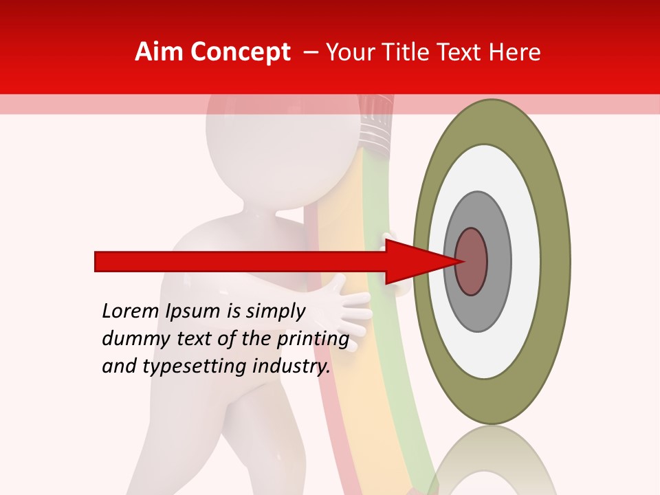 Cartoon Wood Pencil PowerPoint Template