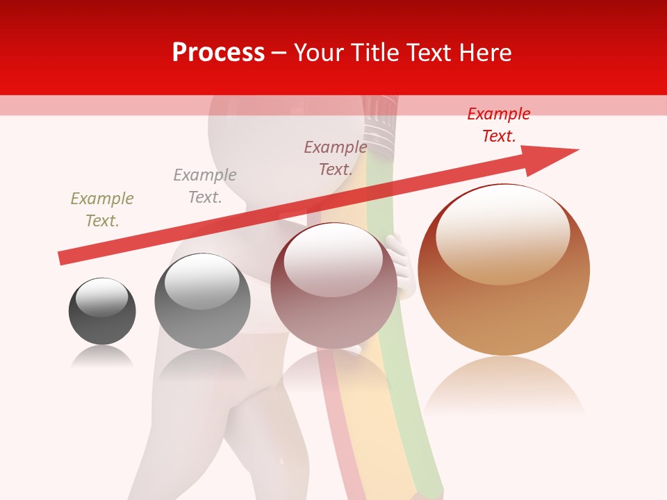 Cartoon Wood Pencil PowerPoint Template