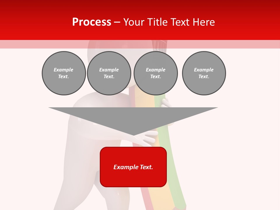 Cartoon Wood Pencil PowerPoint Template