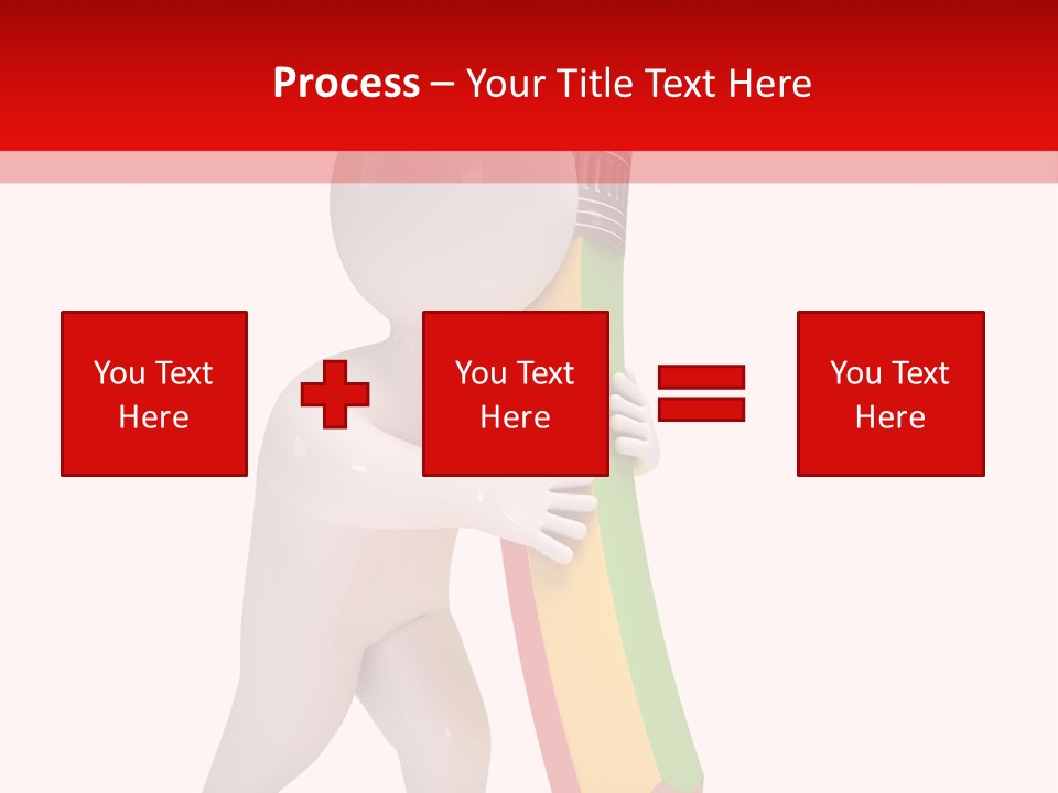 Cartoon Wood Pencil PowerPoint Template