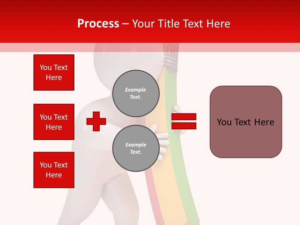 Cartoon Wood Pencil PowerPoint Template