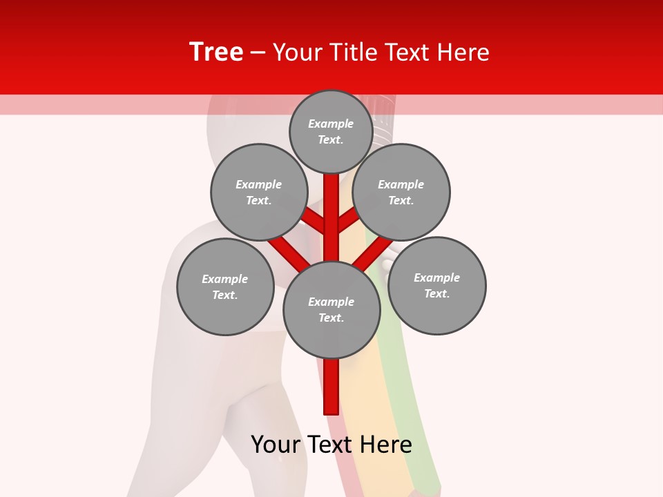 Cartoon Wood Pencil PowerPoint Template