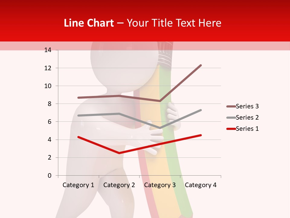 Cartoon Wood Pencil PowerPoint Template