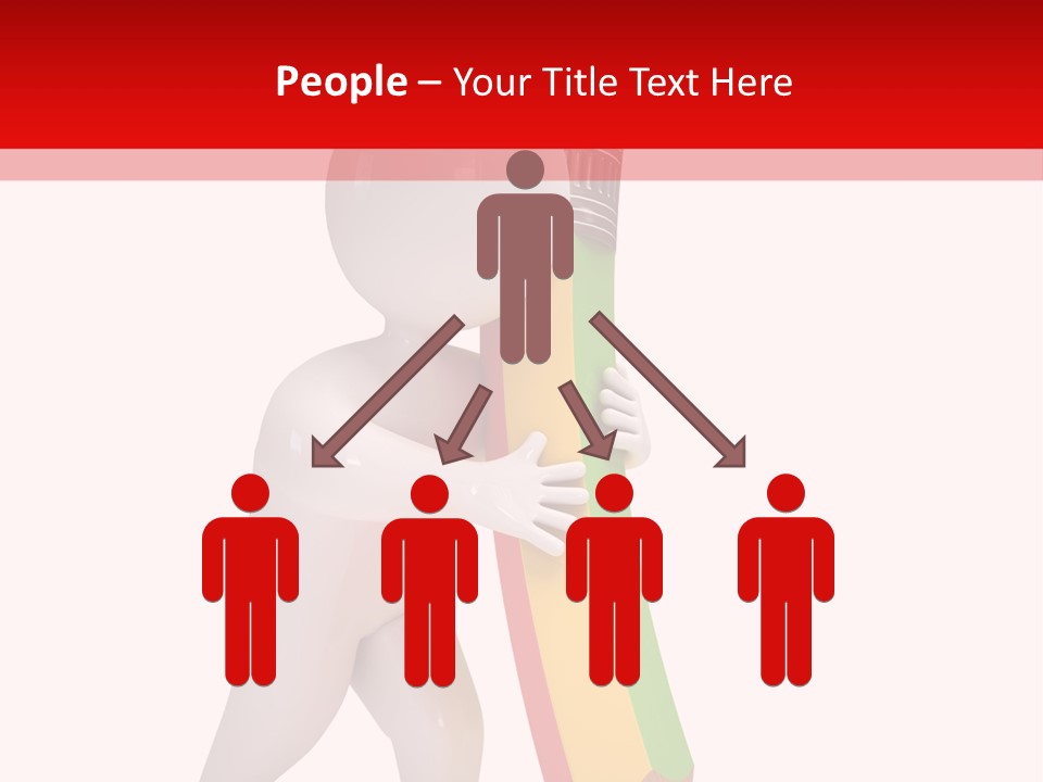 Cartoon Wood Pencil PowerPoint Template