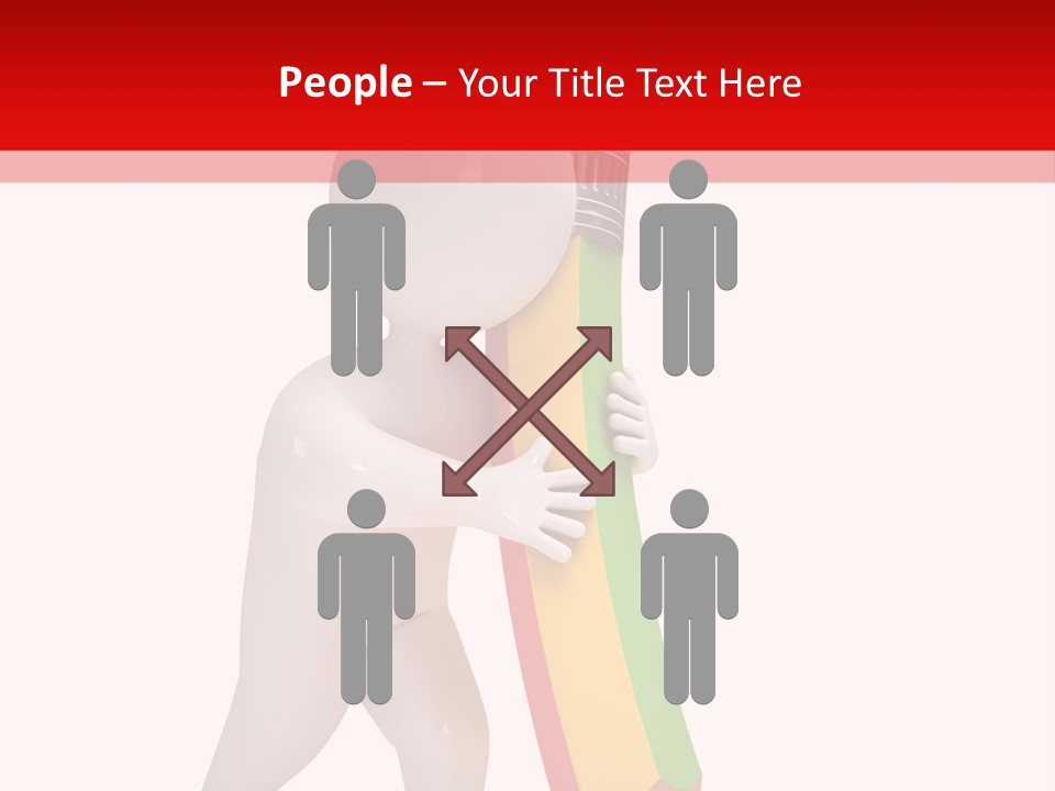 Cartoon Wood Pencil PowerPoint Template