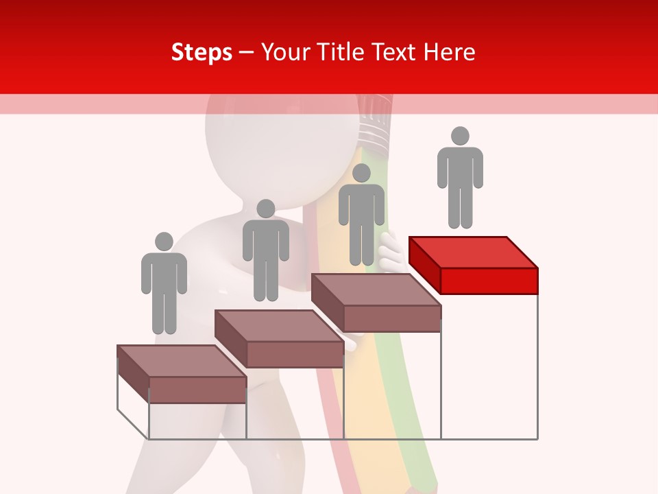 Cartoon Wood Pencil PowerPoint Template