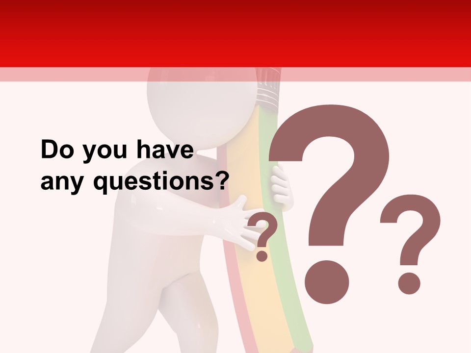 Cartoon Wood Pencil PowerPoint Template