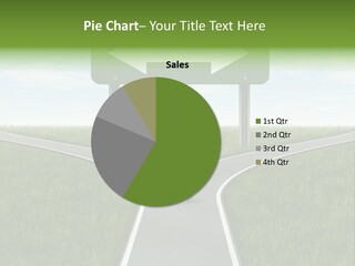 Job Choice Green PowerPoint Template