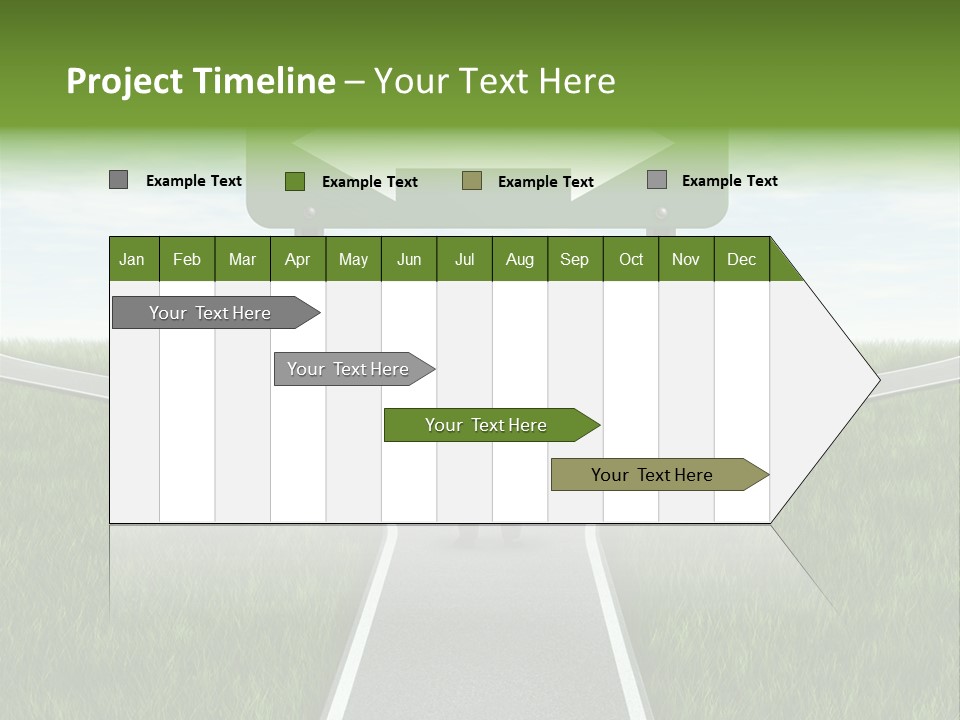 Job Choice Green PowerPoint Template