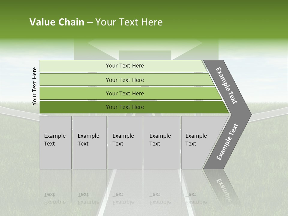 Job Choice Green PowerPoint Template