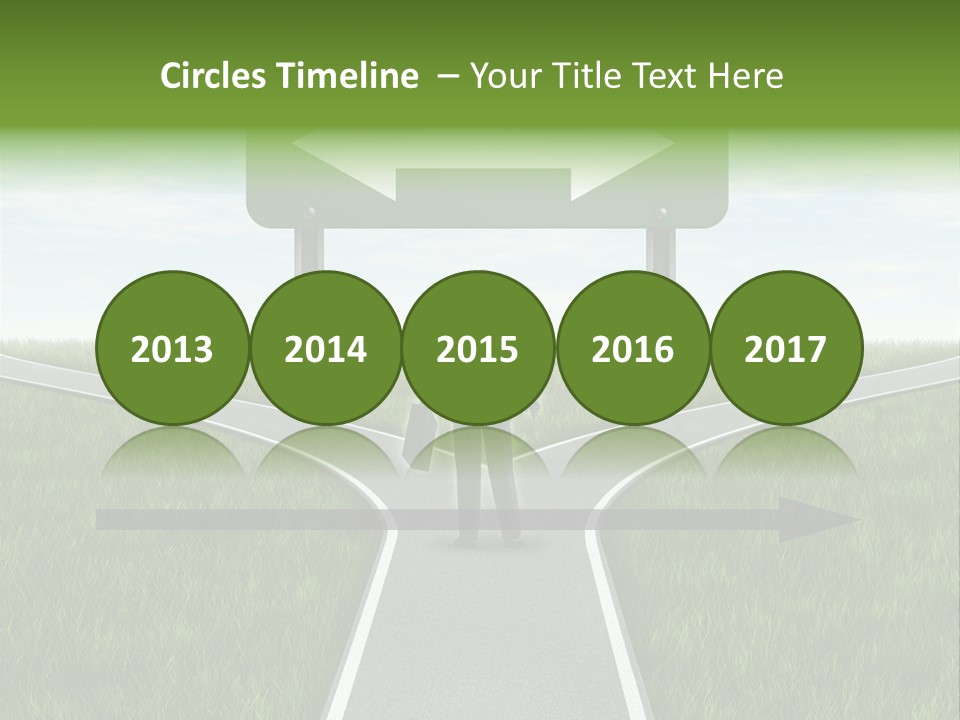 Job Choice Green PowerPoint Template
