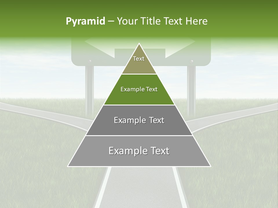Job Choice Green PowerPoint Template