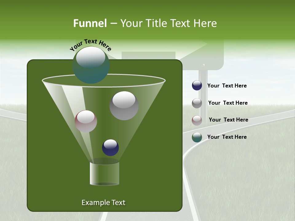 Job Choice Green PowerPoint Template