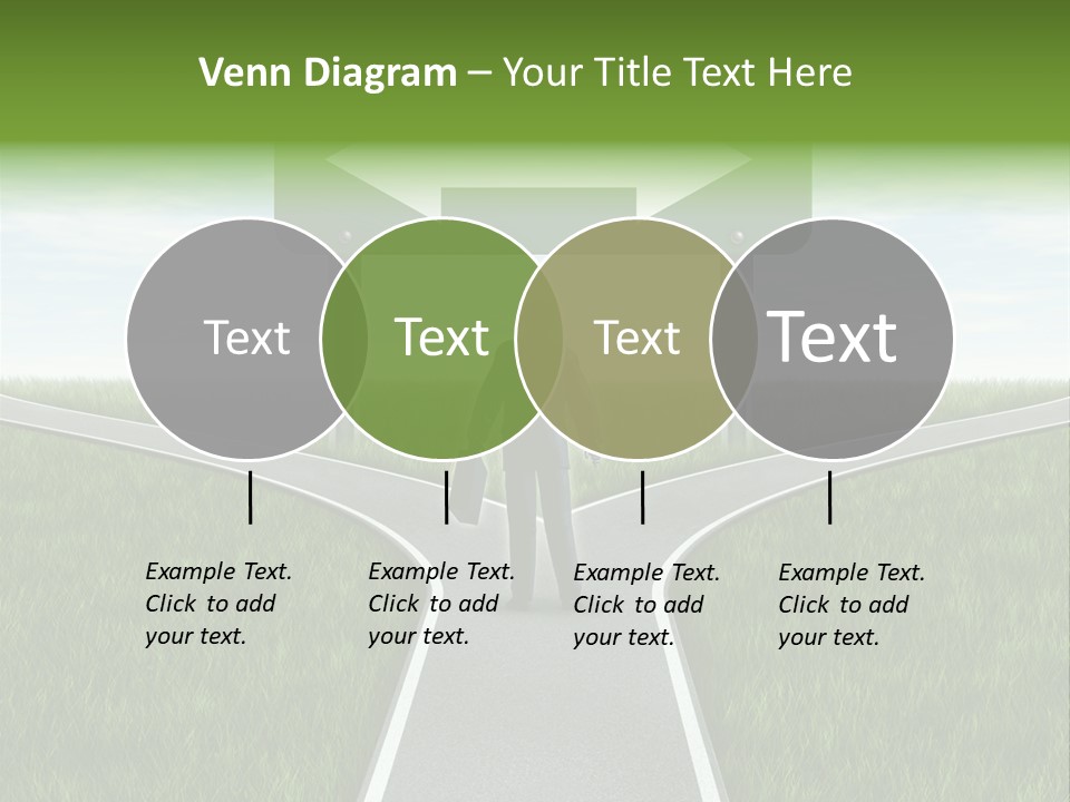 Job Choice Green PowerPoint Template