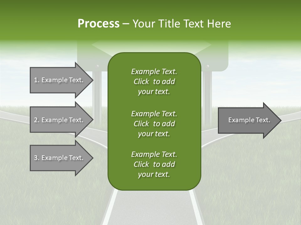 Job Choice Green PowerPoint Template