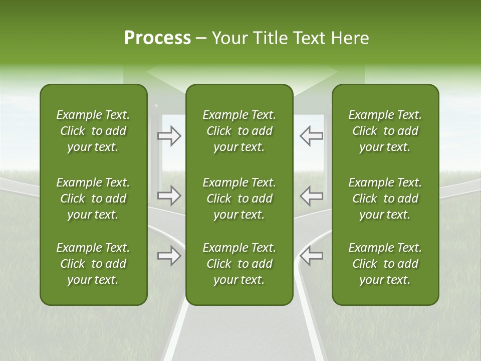 Job Choice Green PowerPoint Template