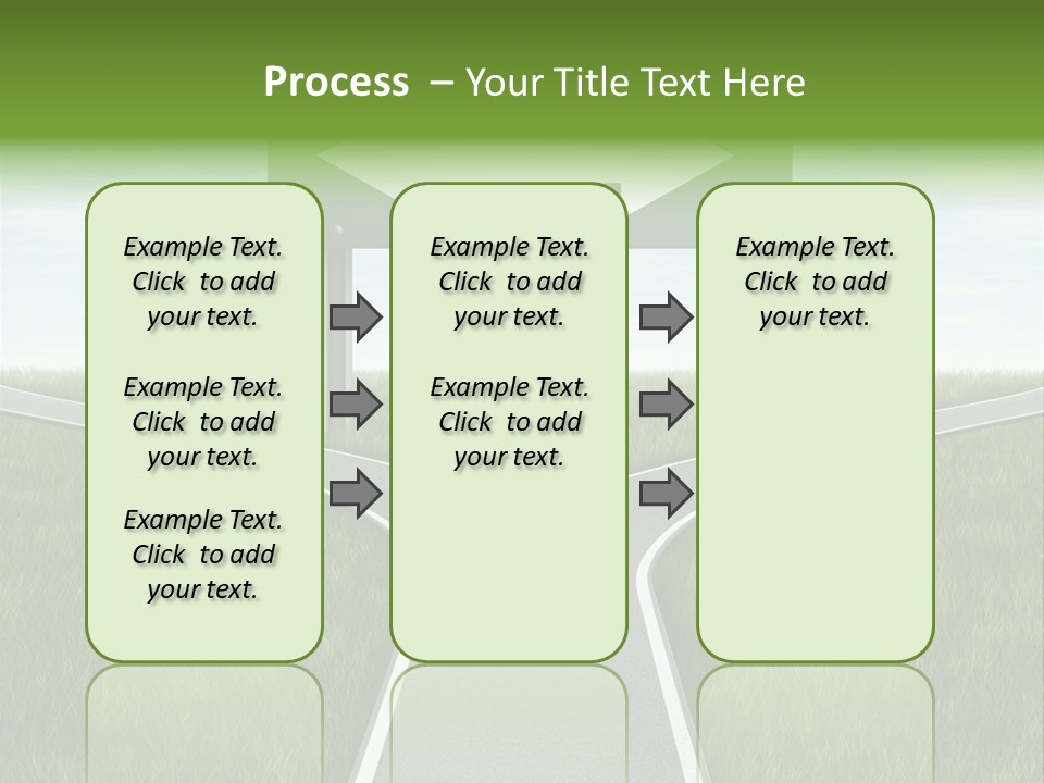 Job Choice Green PowerPoint Template