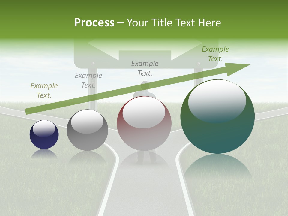 Job Choice Green PowerPoint Template