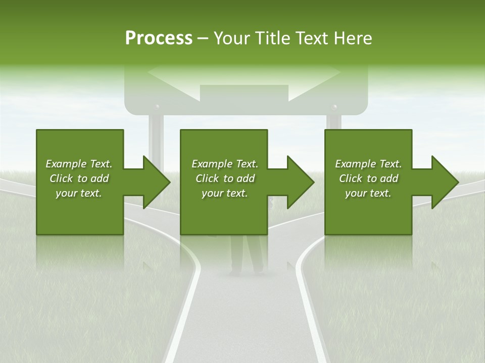 Job Choice Green PowerPoint Template