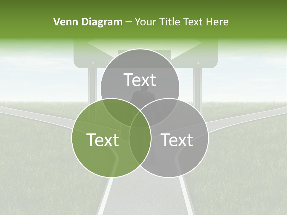 Job Choice Green PowerPoint Template