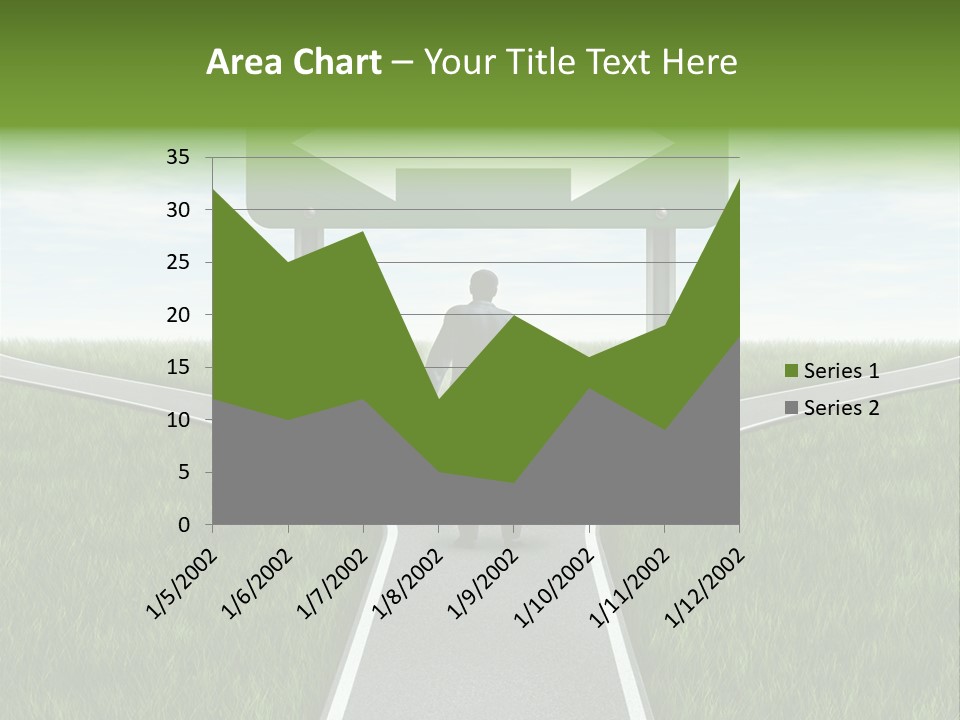 Job Choice Green PowerPoint Template