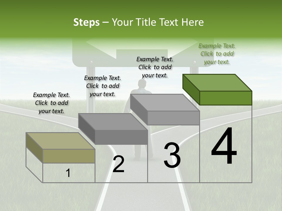 Job Choice Green PowerPoint Template