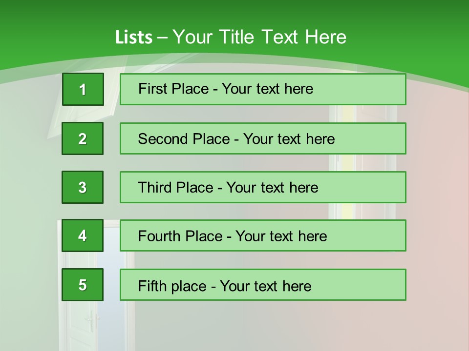 Architecture Entrance Idea PowerPoint Template