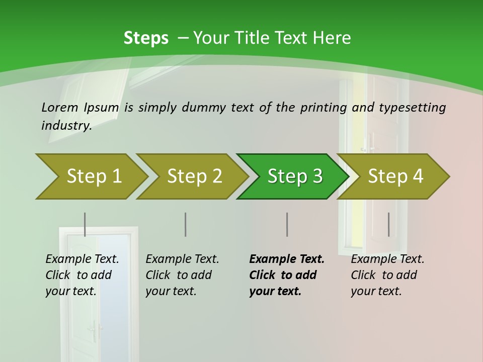 Architecture Entrance Idea PowerPoint Template