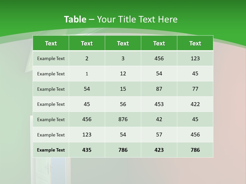 Architecture Entrance Idea PowerPoint Template