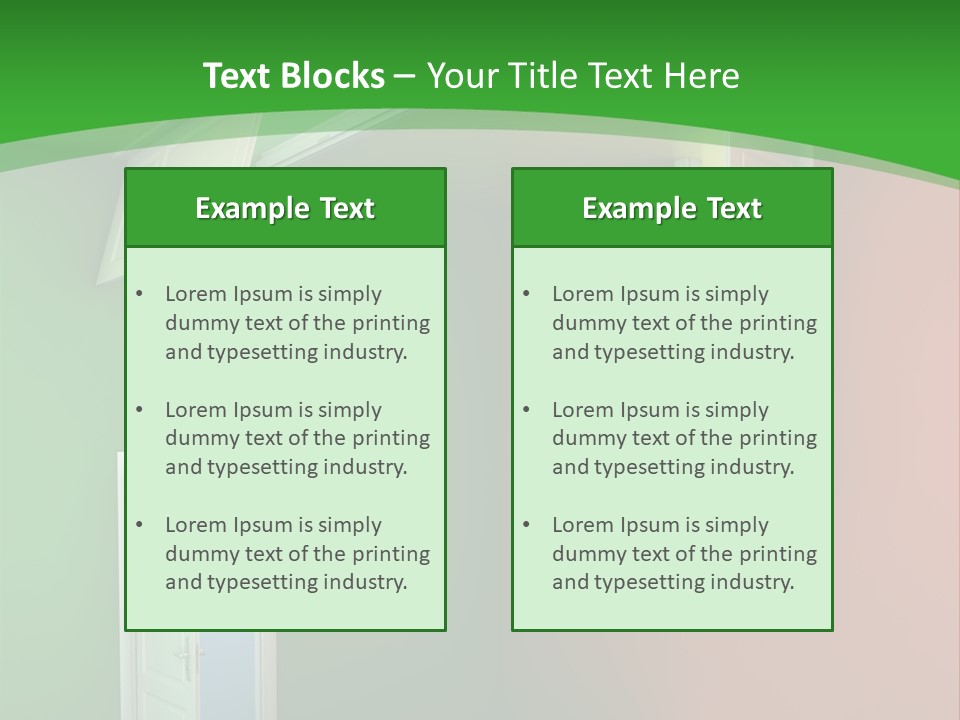 Architecture Entrance Idea PowerPoint Template