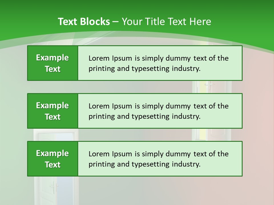 Architecture Entrance Idea PowerPoint Template