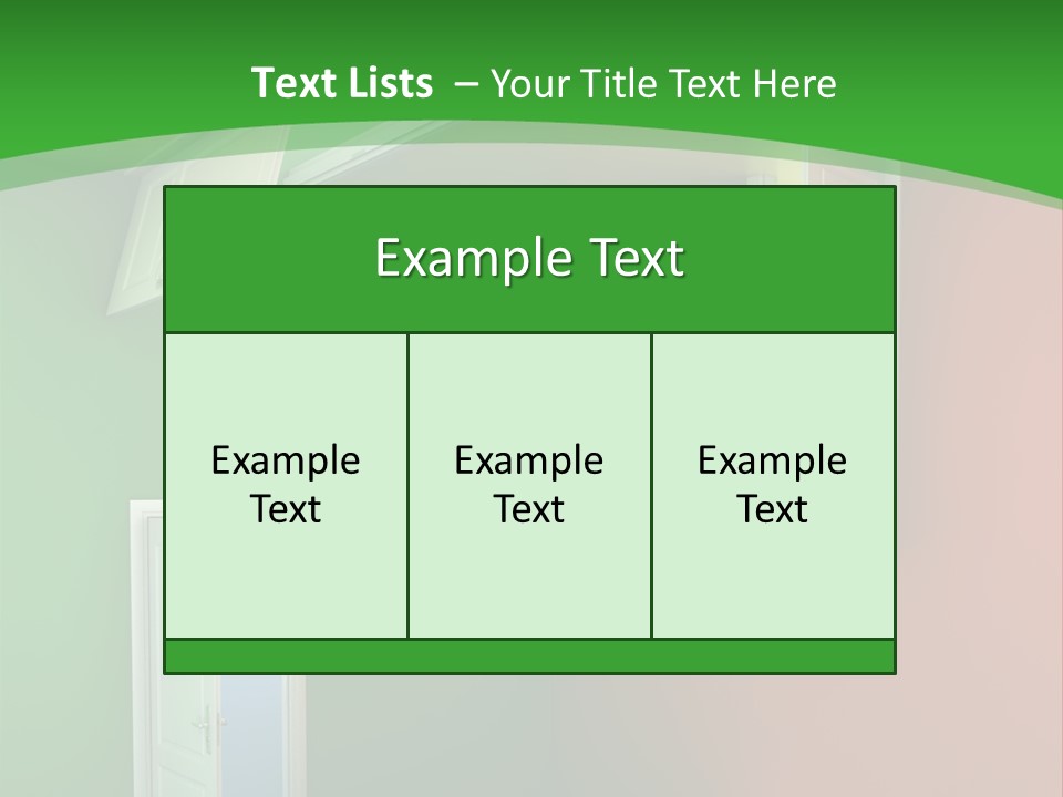 Architecture Entrance Idea PowerPoint Template