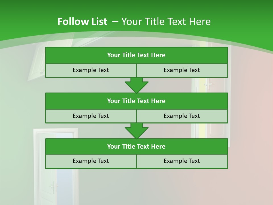 Architecture Entrance Idea PowerPoint Template
