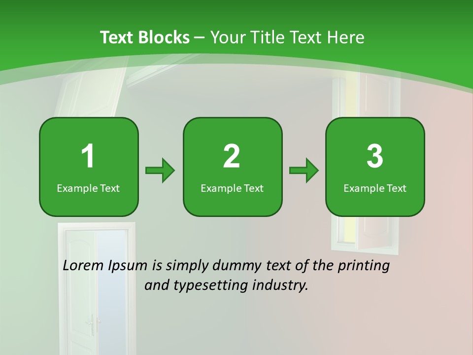Architecture Entrance Idea PowerPoint Template