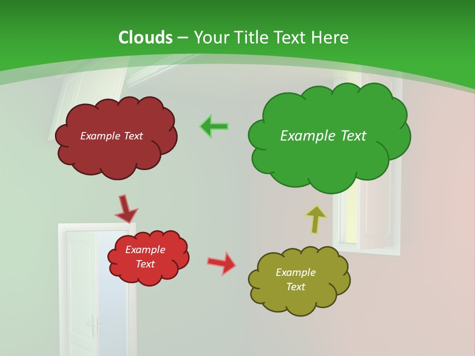 Architecture Entrance Idea PowerPoint Template