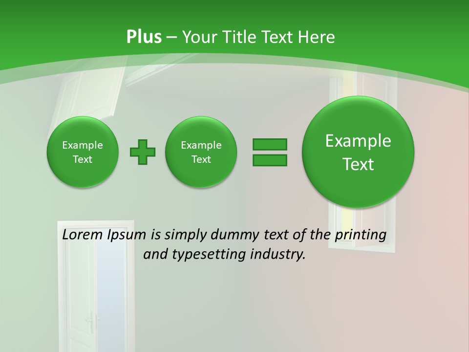 Architecture Entrance Idea PowerPoint Template