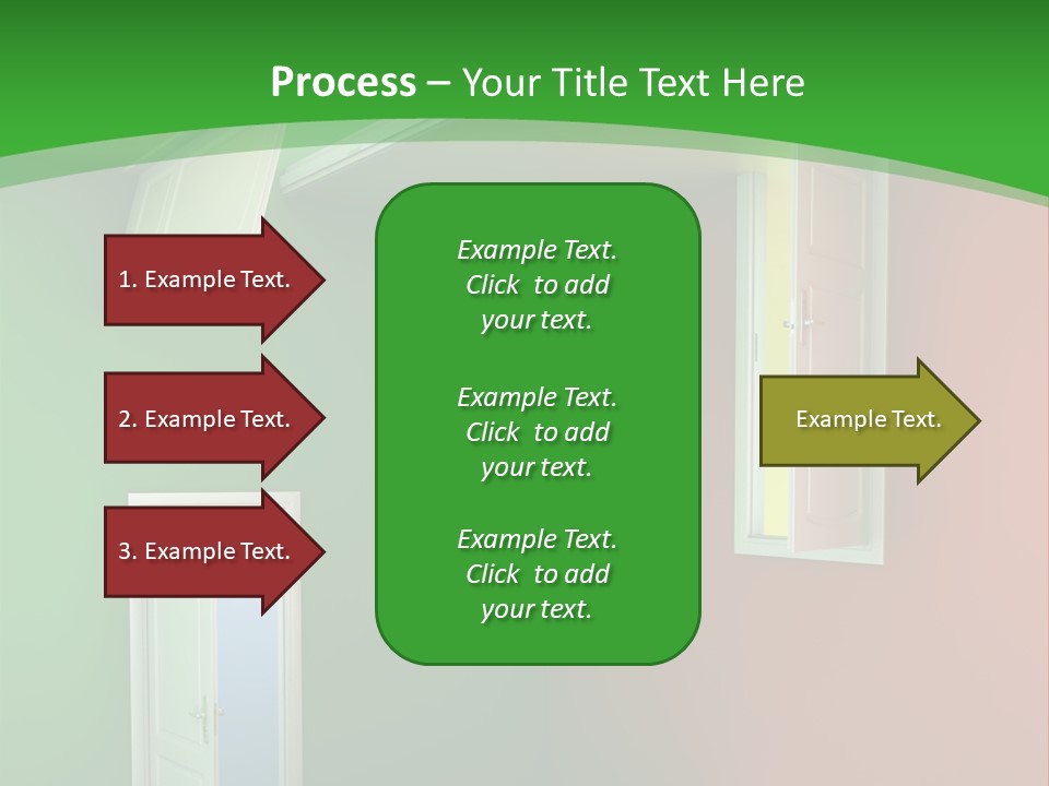 Architecture Entrance Idea PowerPoint Template