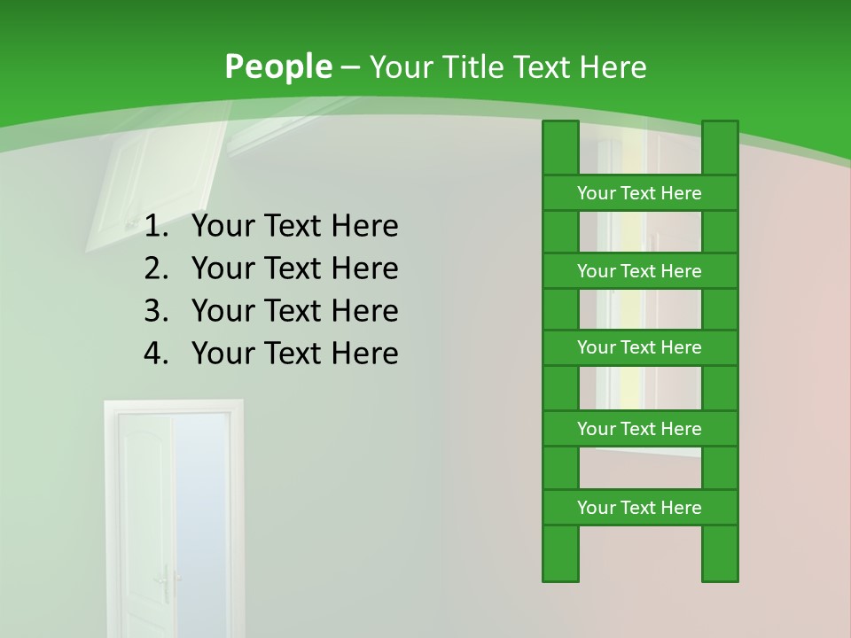 Architecture Entrance Idea PowerPoint Template