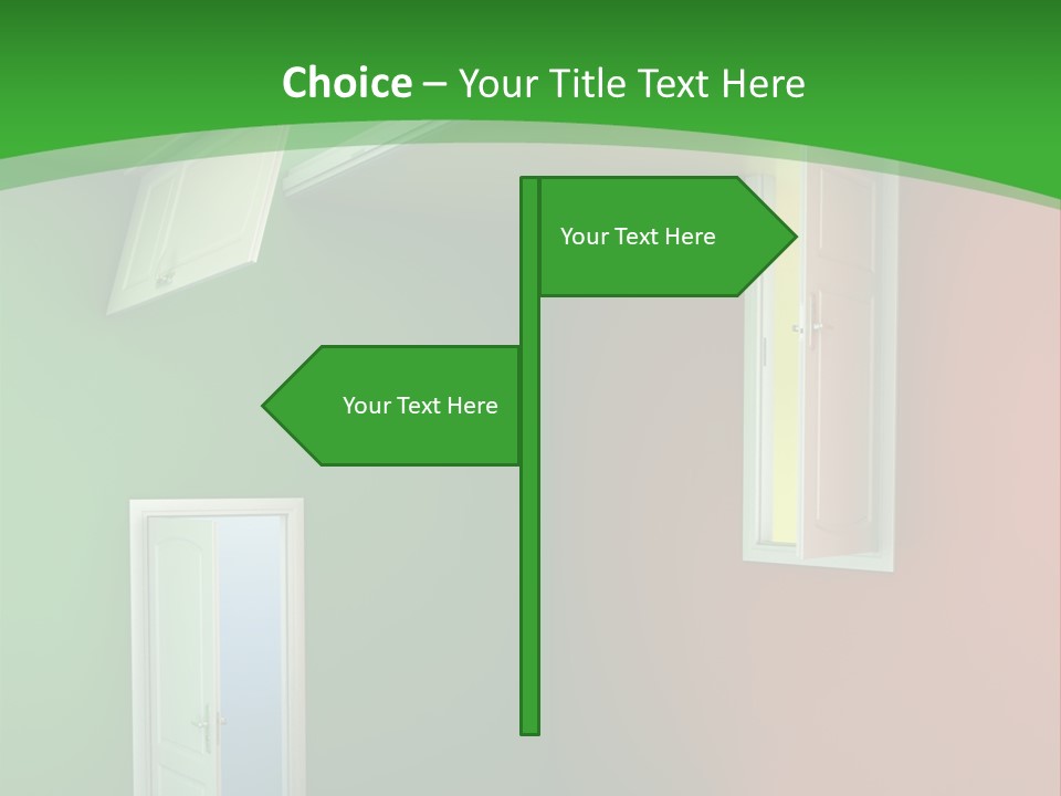Architecture Entrance Idea PowerPoint Template