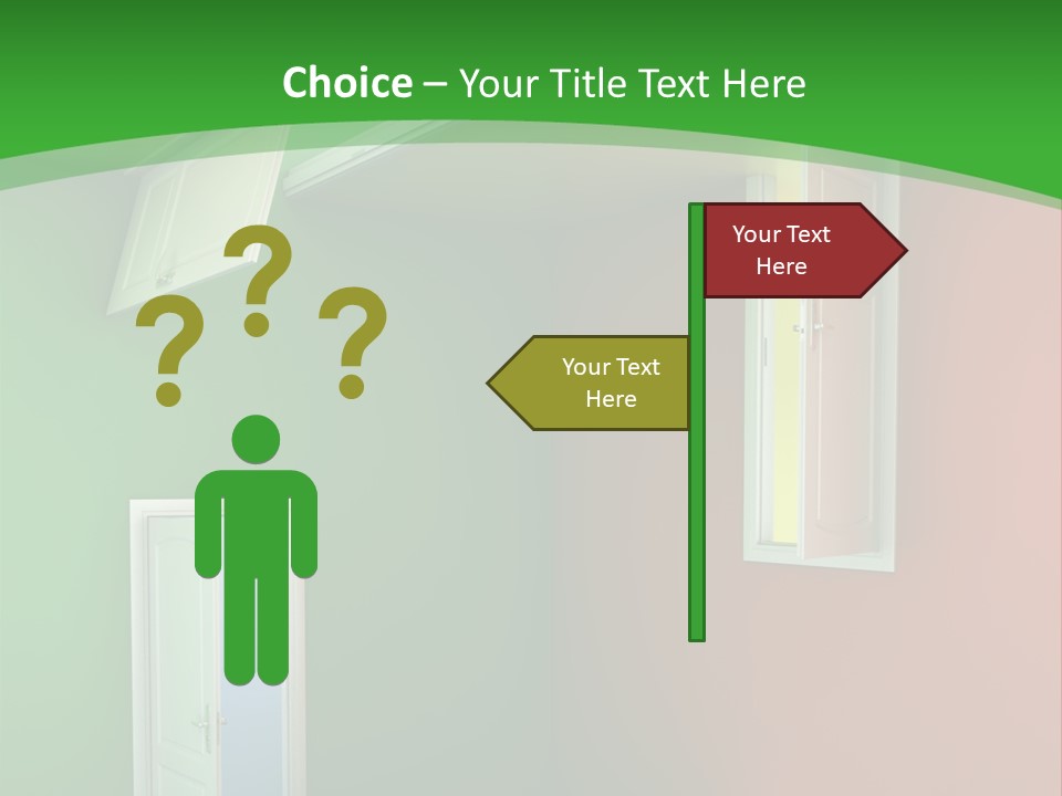 Architecture Entrance Idea PowerPoint Template